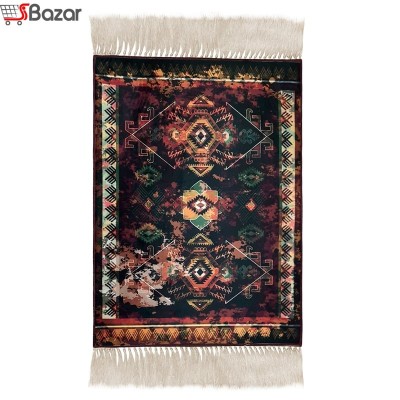 پادری مخمل مدرن طرح گلیم سه بعدی پادری مخمل مدرن طرح گلیم سه بعدی