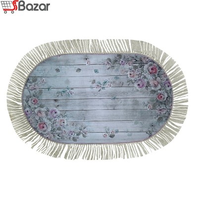 پادری مخمل مدرن طرح گل و چوب پادری مخمل مدرن طرح گل و چوب