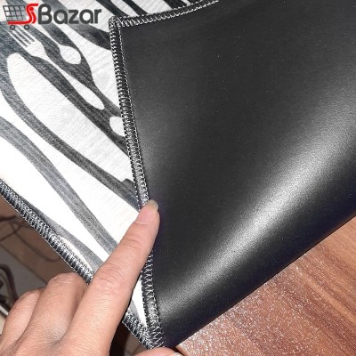 زیر بشقابی مخمل مدرن طرح قاشق و چنگال زیر بشقابی مخمل مدرن طرح قاشق و چنگال