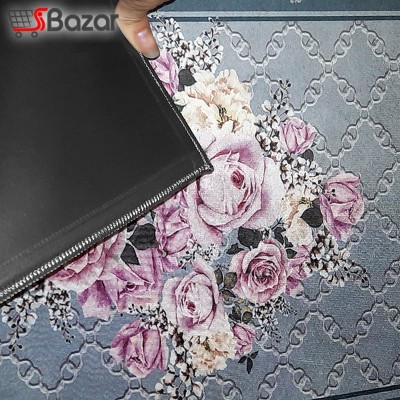 پادری مخمل مدرن طرح گل و زنجیر پادری مخمل مدرن طرح گل و زنجیر