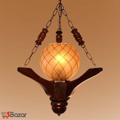 لوستر آویز تک شاخه مدل فانوسی