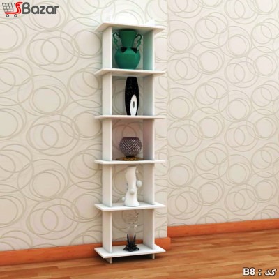 کتابخانه پنج خانه مربع و مستطیل