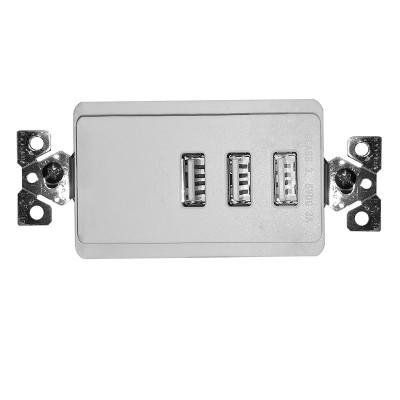 سوکت USB پنلی 220 ولت مدل آمریکایی سوکت USB پنلی 220 ولت مدل آمریکایی