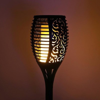چراغ باغی خورشیدی مدل مشعل متحرک XF-6006 چراغ باغی خورشیدی مدل مشعل متحرک XF-6006