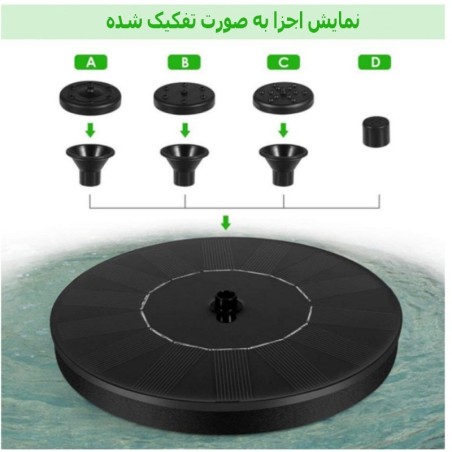 فواره خورشیدی سولونیکس مدل GY-8038 فواره خورشیدی سولونیکس مدل GY-8038