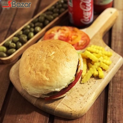 تخته گوشت و ظرف پذیرایی دسته دار تخته گوشت و ظرف پذیرایی دسته دار
