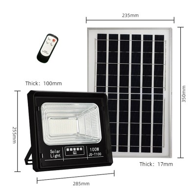 پرژکتور 100 وات خورشیدی JD-T100 LED