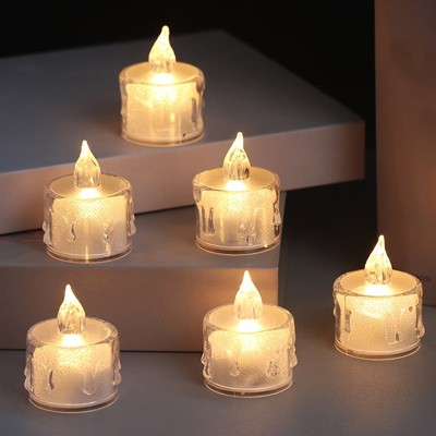 شمع LED شفاف طرح وارمر شمع LED شفاف طرح وارمر
