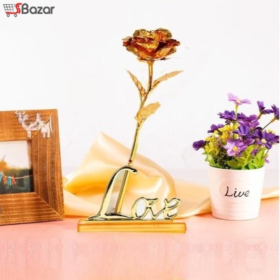 گل طلا به همراه پایه لاو