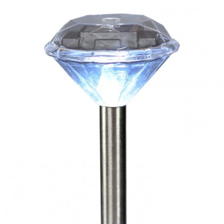 چراغ خورشیدی چمنی مدل الماس