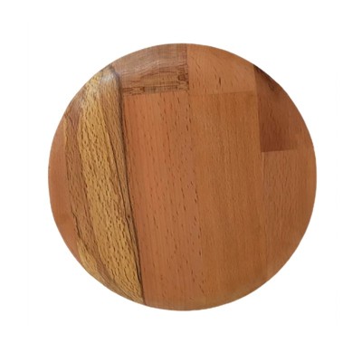 بشقاب چوبی مدل گرد