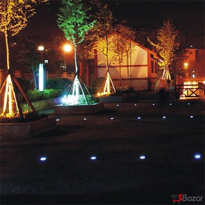 چراغ خورشیدی 12LED زمینی