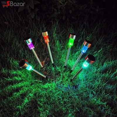 چراغ سولار باغی کلاسیک LED رنگی چراغ سولار باغی کلاسیک LED رنگی
