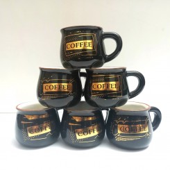 ست 6 عددی فنجان قهوه مدل COFFEE