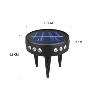 چراغ دیسکی دفنی خورشیدی SOLONIX مدل 15LED چراغ دیسکی دفنی خورشیدی SOLONIX مدل 15LED