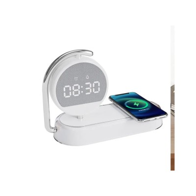 ساعت رومیزی مدل wireless charging ساعت رومیزی مدل wireless charging