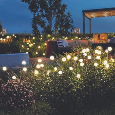 چراغ خورشیدی پارکی مدل گل شب تاب چراغ خورشیدی پارکی مدل گل شب تاب