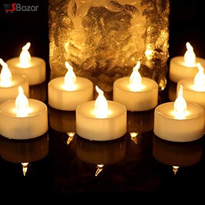 شمع LED طرح وارمر شعله شفاف شمع LED طرح وارمر شعله شفاف