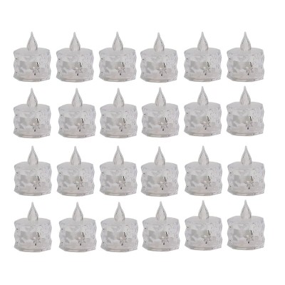 شمع ال ای دی مدل کریستالی شفاف طرح Diamond شمع ال ای دی مدل کریستالی شفاف طرح Diamond