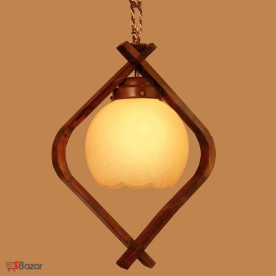 لوستر تک چوبی طرح آروشا لوستر تک چوبی طرح آروشا