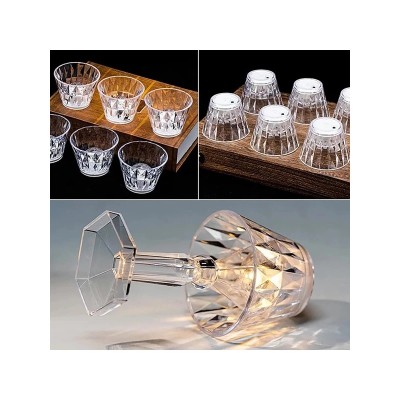 شمع LED مدل دیاموند طرح پایه دار شمع LED مدل دیاموند طرح پایه دار