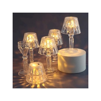 شمع LED مدل دیاموند طرح پایه دار شمع LED مدل دیاموند طرح پایه دار