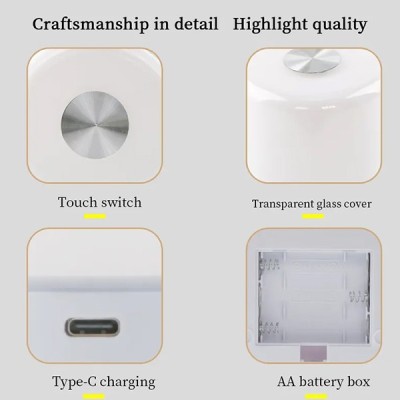 چراغ خواب سولونیکس مدل Touch Lamp چراغ خواب سولونیکس مدل Touch Lamp