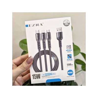قیمت خرید فروش کابل شارژ 3 کاره ezra مدل DC352