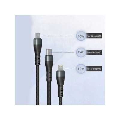 قیمت خرید فروش کابل شارژ 3 کاره ezra مدل DC352
