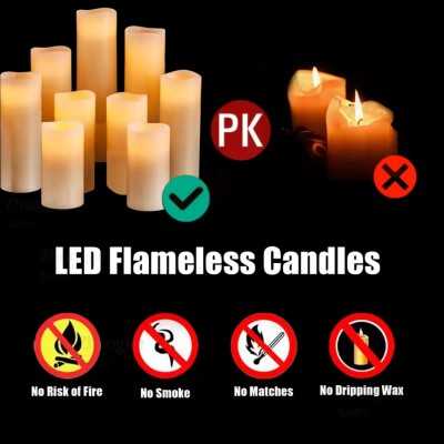 شمع ال ای دی مدل شعله متحرک ارزان