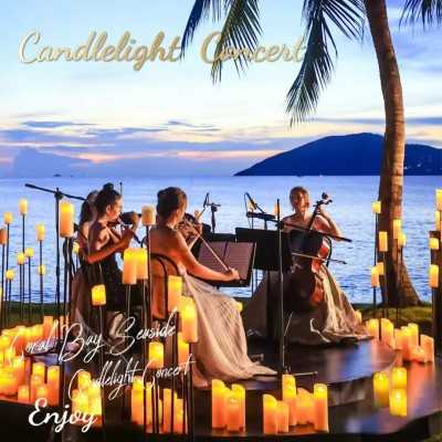 خرید شمع ال ای دی ستونی مدل شعله متحرک