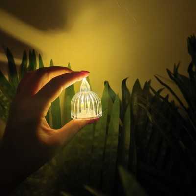 شمع  LED وارمر مدل کریستالی طرح SUN