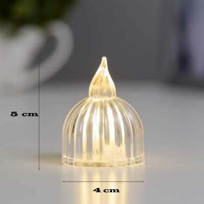 شمع وارمر ال ای دی مدل کریستالی طرح SUN