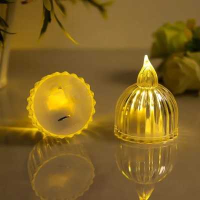 شمع وارمر LED مدل کریستالی شفاف ارزان