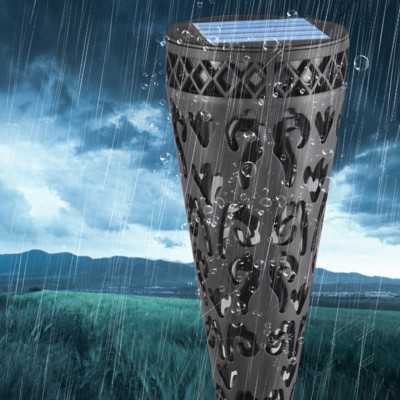 قیمت چراغ خورشیدی پارکی مدل مخروطی