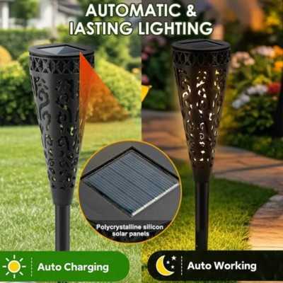 خرید چراغ خورشیدی چمنی مدل مخروطی