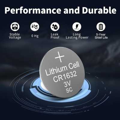 باتری سکه ای لیتیومی PKCELL مدل CR1632
