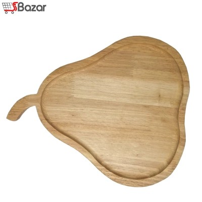 بشقاب چوبی طرح گلابی بشقاب چوبی طرح گلابی