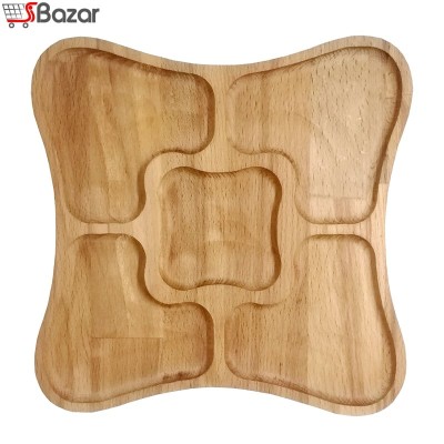 ظرف سرو چوبی طرح پروانه ای ظرف سرو چوبی طرح پروانه ای