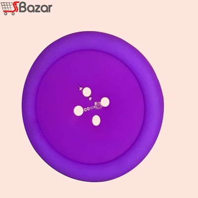 زیر لیوانی سیلیکونی طرح دکمه ای زیر لیوانی سیلیکونی طرح دکمه ای