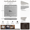 جای سیگار فلزی طرح برجسته با قفل