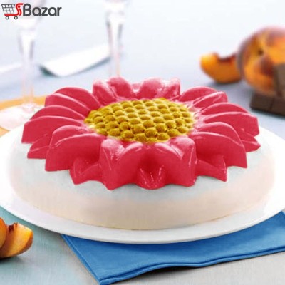 قالب سیلیکونی ژله طرح گل آفتابگردان متوسط قالب سیلیکونی ژله طرح گل آفتابگردان متوسط