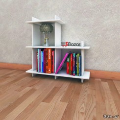 کتابخانه چوبی سه خانه