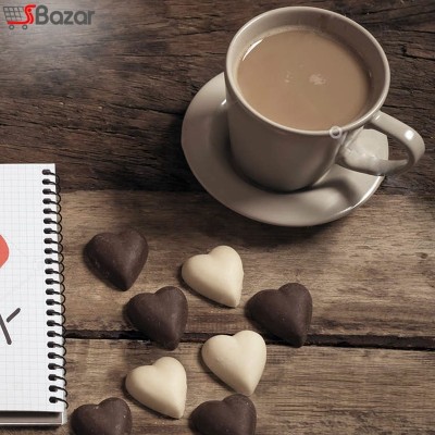 قالب شکلات سیلیکونی طرح قلب فستیوال