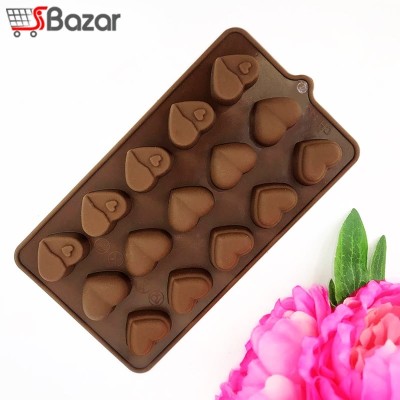 قالب شکلات سیلیکونی طرح قلب فستیوال