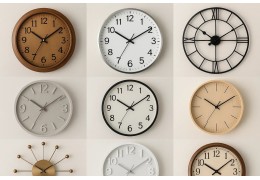 راهنمای جامع انتخاب و خرید انواع ساعت دیواری برای دکوراسیون مدرن و کلاسیک