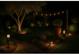 ۱۰ ایده خلاقانه و کم‌هزینه برای نورپردازی باغ و ویلا