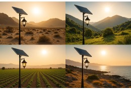 تأثیر زاویه تابش خورشید بر عملکرد چراغ‌های خورشیدی در مناطق مختلف ایران