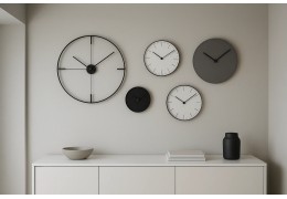 پارادایم‌های انتخاب، فنی‌مهندسی و چیدمان ساعت‌های دیواری مینیمال در معماری داخلی مدرن