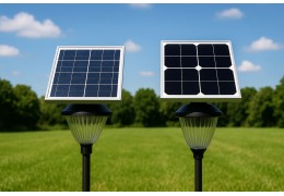 تحلیل مقایسه‌ای فناوری‌های فتوولتائیک مونوکریستال و پلی‌کریستال در سامانه‌های روشنایی خورشیدی مستقل